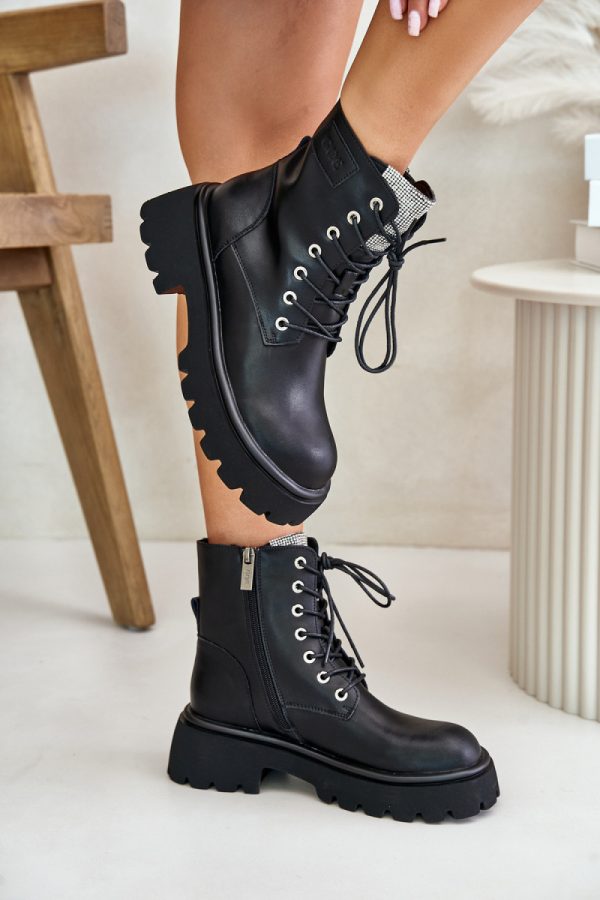 black Bootie model 201908 Step in style