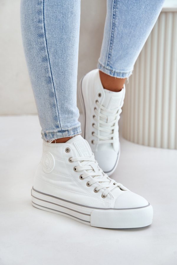 white Platform sneakers model 201921 Step in style