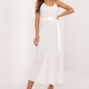 Beige Evening Dress in Evening Dresses with Polyester and Viscose