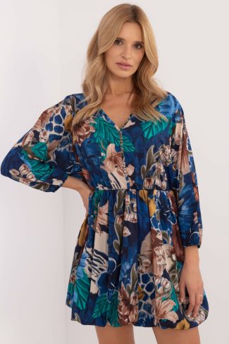 Blue Daydress in Day Dresses with Polyester