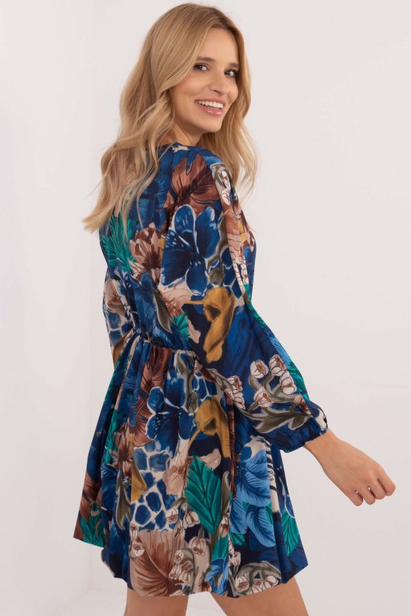 blue Daydress model 202007 Italy Moda