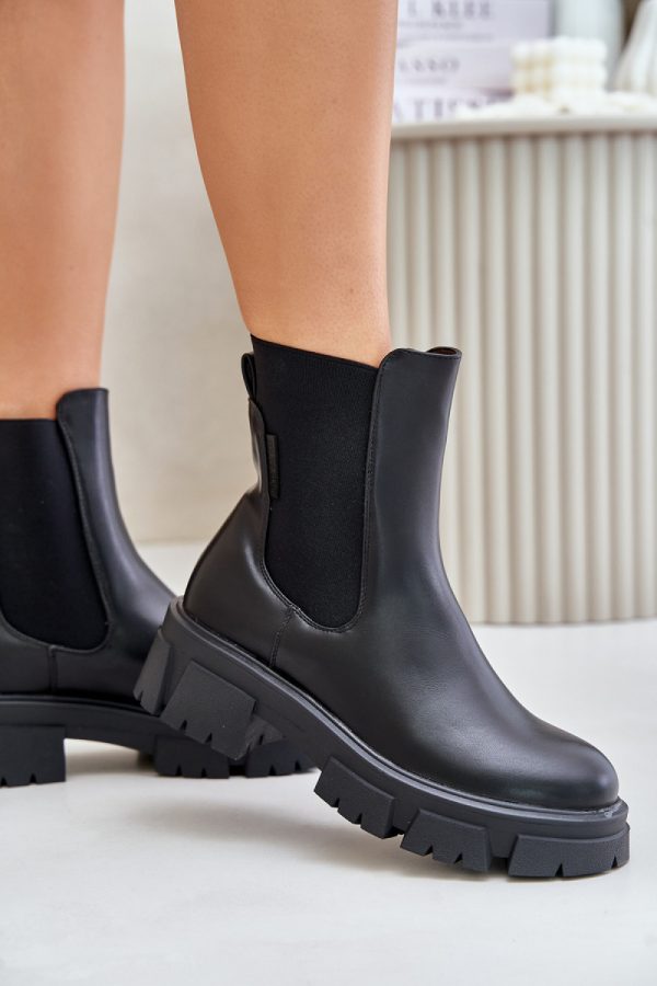 Black Jodhpur Boot in Women`s Ankle Boots & Booties with Fabric, Warmers, Footbed, Upper Height, Heel Height and Platform Height