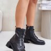 Black Boots in Women`s Ankle Boots & Booties with Fabric, Warmers, Footbed, Upper Height and Heel Height