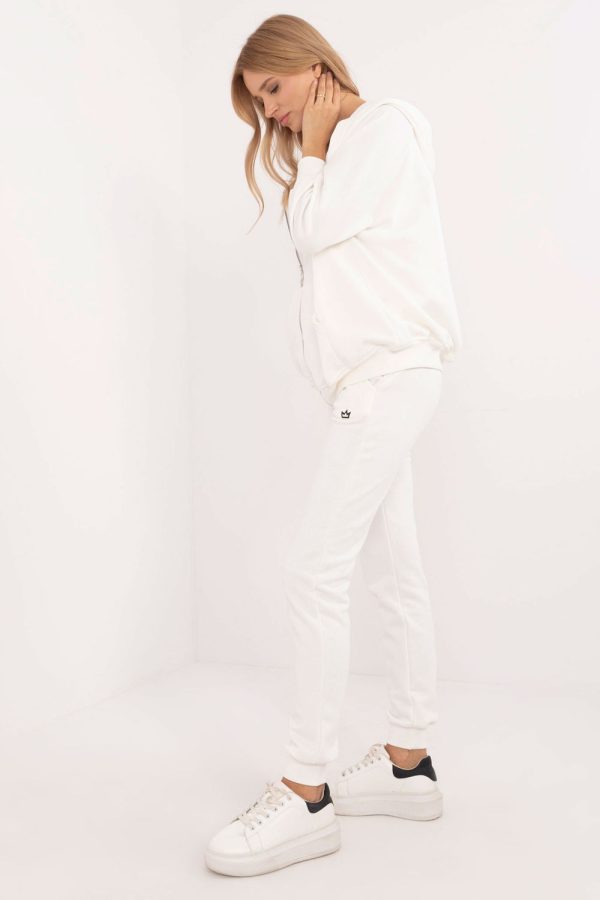 Beige Set in Pants, Trousers, Shorts with Cotton and Polyester