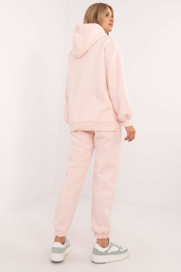 Pink Set in Pants, Trousers, Shorts with Cotton and Polyester