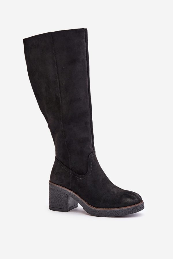 black Heel boots model 202103 Step in style