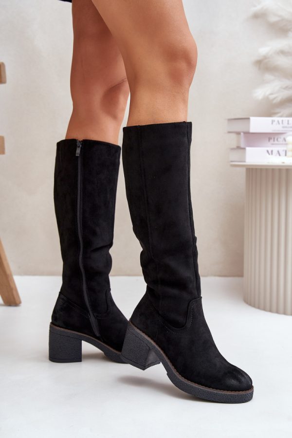 black Heel boots model 202103 Step in style