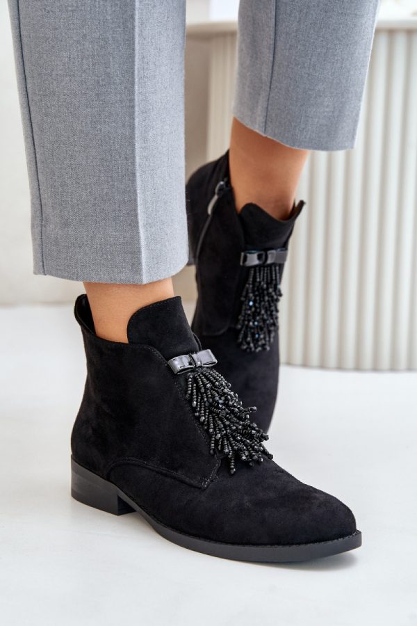 black Boots model 202113 Step in style