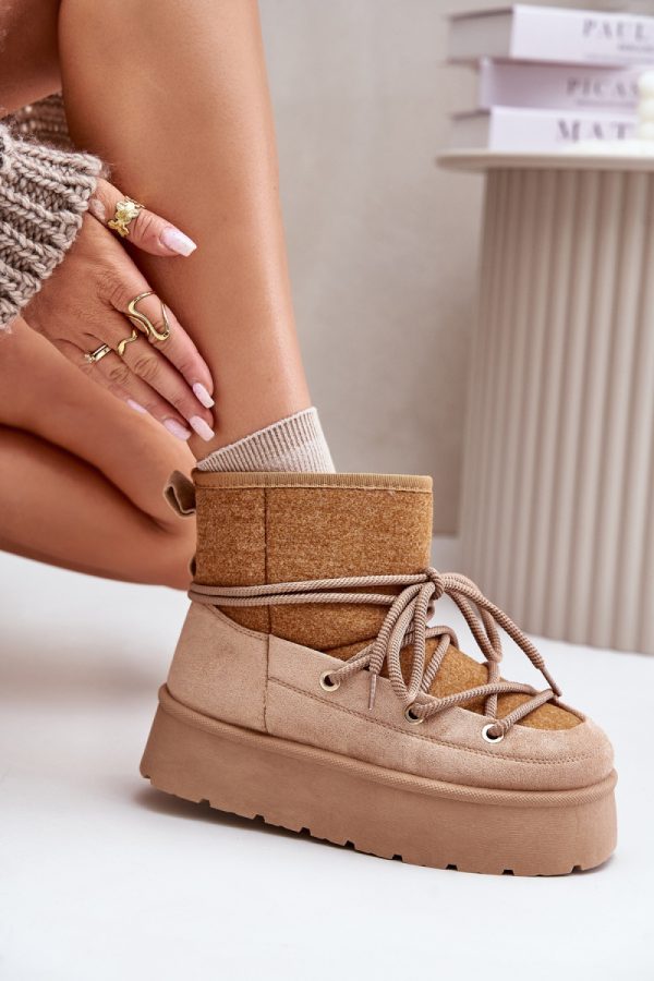 brown Snow boots model 202182 Step in style