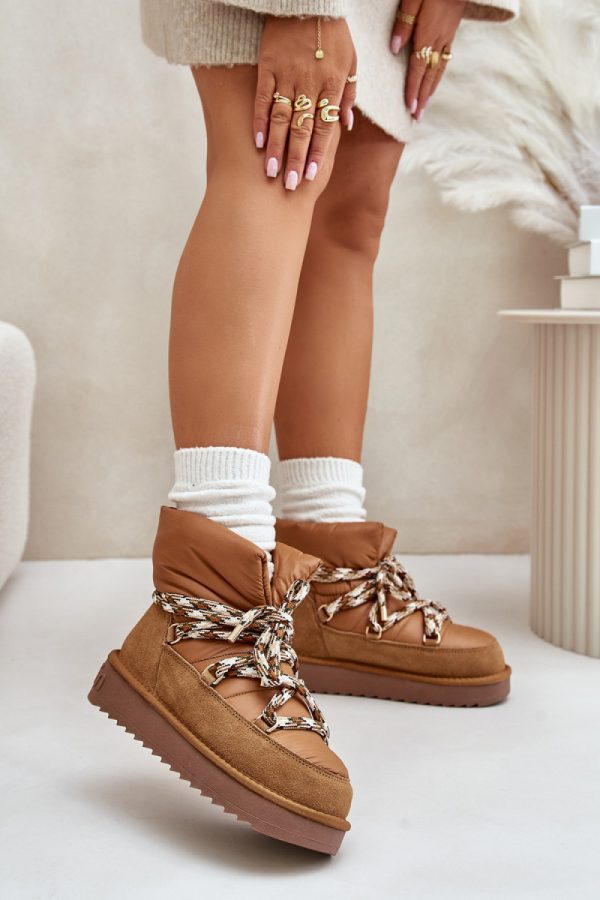 brown Snow boots model 202208 Step in style