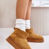 1045204.jpg Brown Snow Boots in Women`s Ankle Boots & Booties with Fabric, Warmers, Footbed, Upper Height and Platform Height