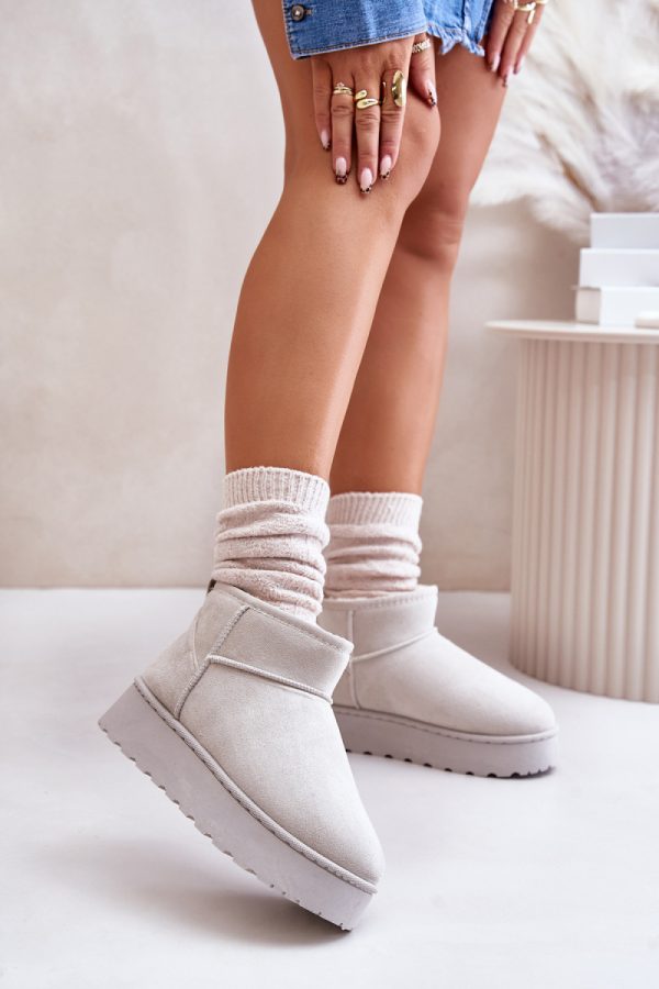 grey Snow boots model 202214 Step in style