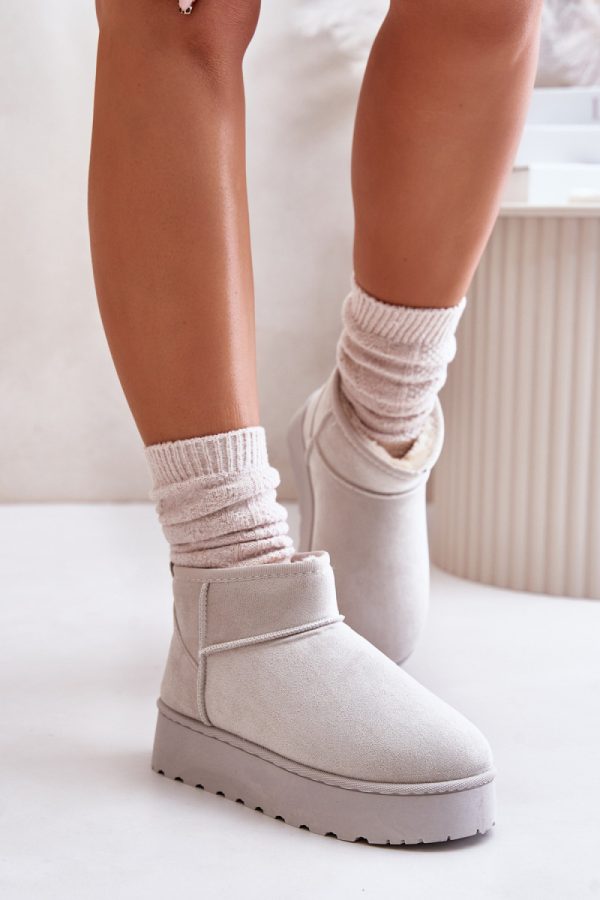 grey Snow boots model 202214 Step in style