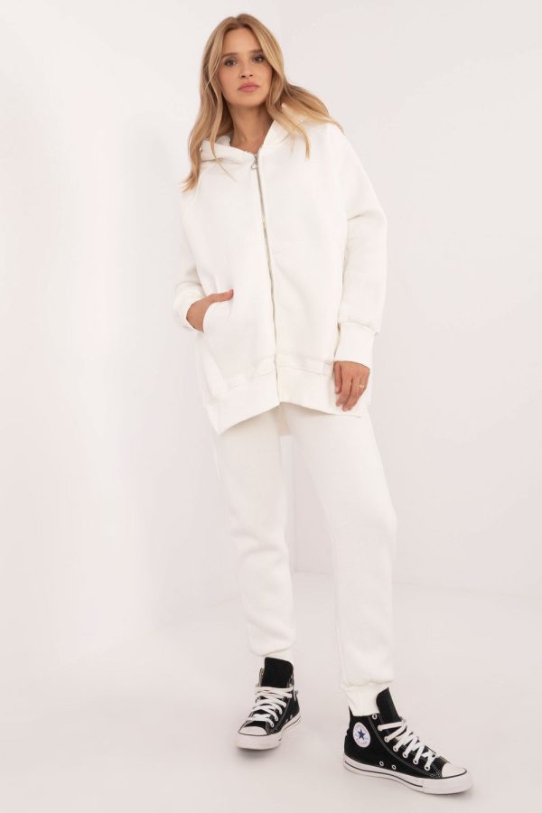 Beige Set in Pants, Trousers, Shorts with Cotton and Spandex