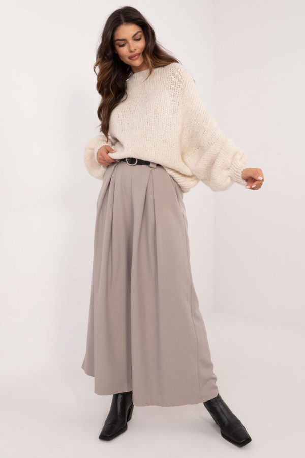 Beige Jumper in Sweaters, Pullovers, Jumpers, Turtlenecks, Boleros, Shrugs with Acrylic, Lana, Polyamide and Viscose