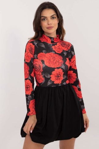1045887 Black Daydress in Day Dresses with Polyester and Viscose