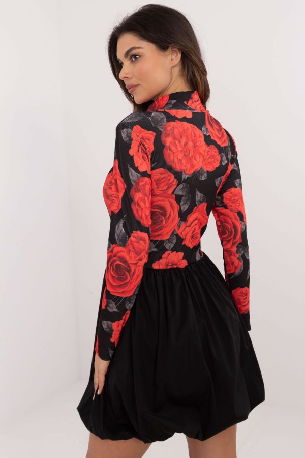 Black Daydress in Day Dresses with Polyester and Viscose