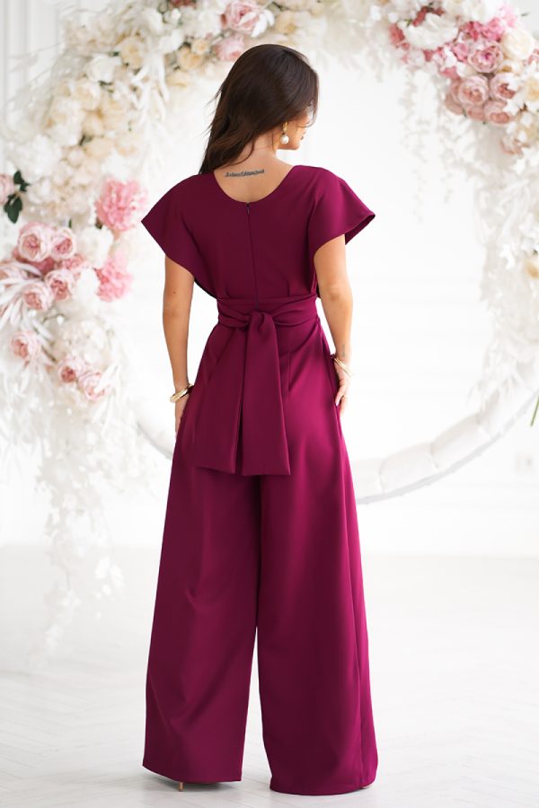 Red Suit in Playsuits For Women with Spandex and Polyester