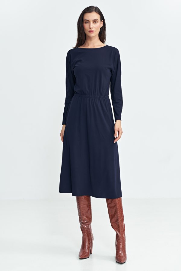 navy blue Daydress model 202468 Nife