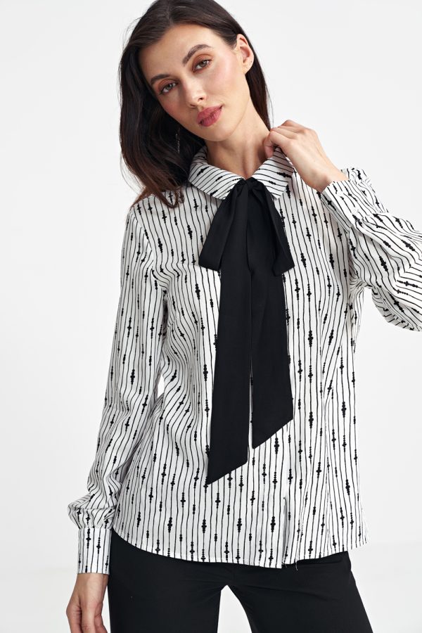 Beige Long Sleeve Shirt in Shirts For Women with Viscose