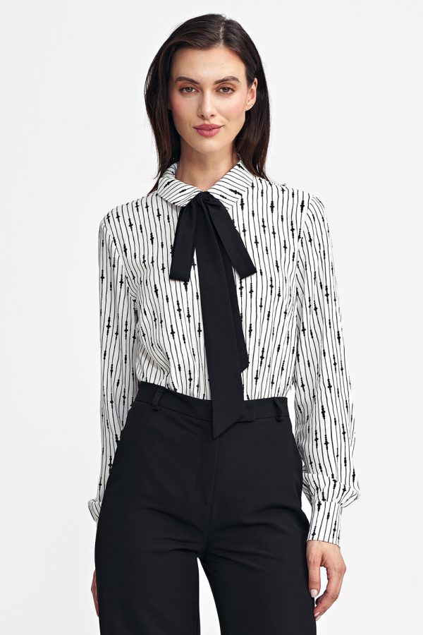 Beige Long Sleeve Shirt in Shirts For Women with Viscose