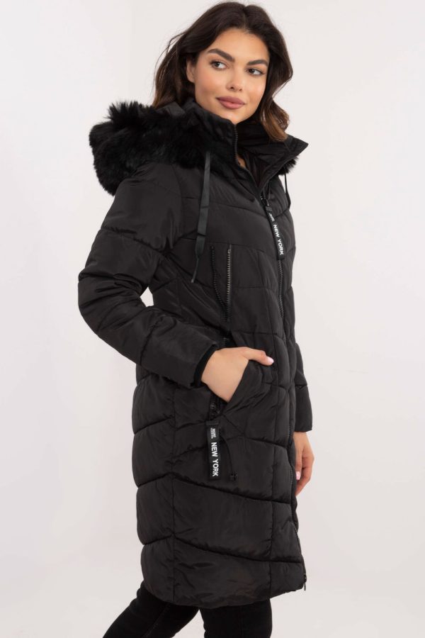 Black Jacket in Women`s Coats, Jackets with Polyester
