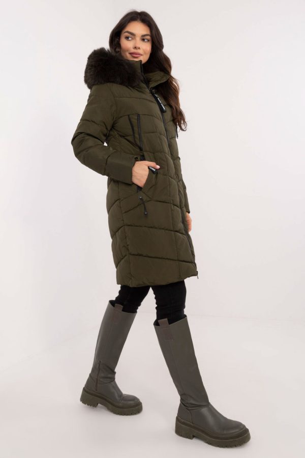 Green Jacket in Women`s Coats, Jackets with Polyester