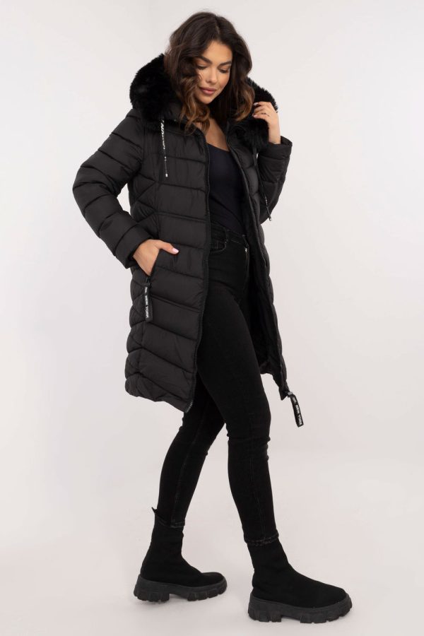 Black Jacket in Women`s Coats, Jackets with Polyester