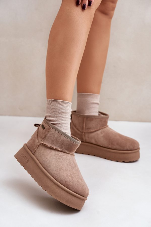 beige Snow boots model 202618 Step in style