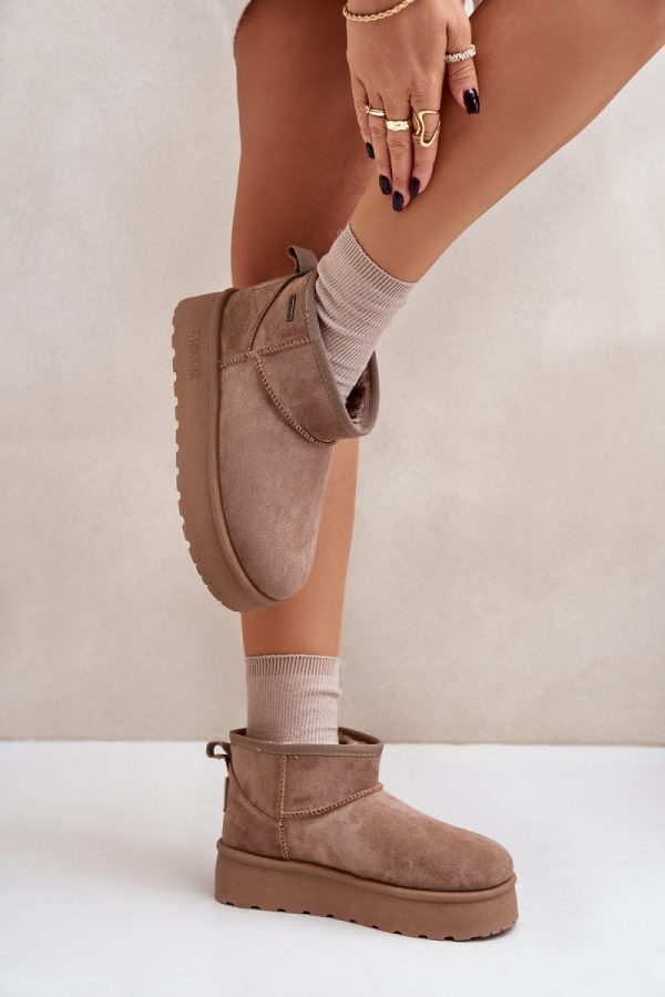 beige Snow boots model 202618 Step in style