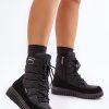 Black Snow Boots in Women`s Ankle Boots & Booties with Fabric, Warmers, Footbed, Upper Height and Platform Height