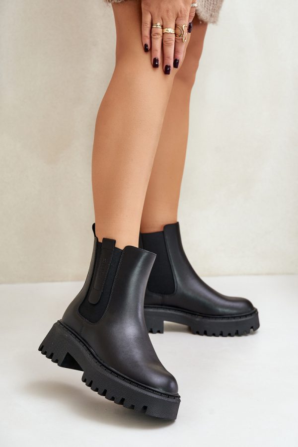 Black Jodhpur Boot in Women`s Ankle Boots & Booties with Fabric, Warmers, Footbed, Upper Height, Heel Height and Platform Height