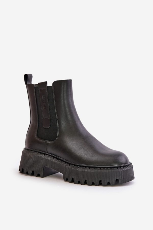 Black Jodhpur Boot in Women`s Ankle Boots & Booties with Fabric, Warmers, Footbed, Upper Height, Heel Height and Platform Height