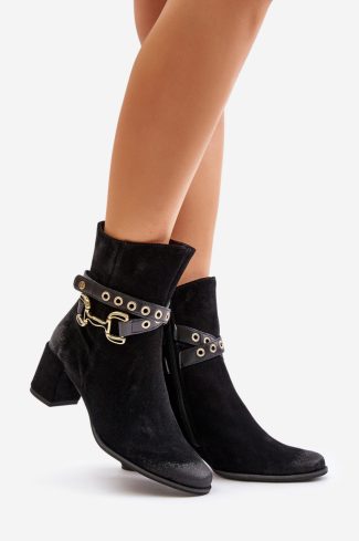 black Heel boots model 202648 Step in style