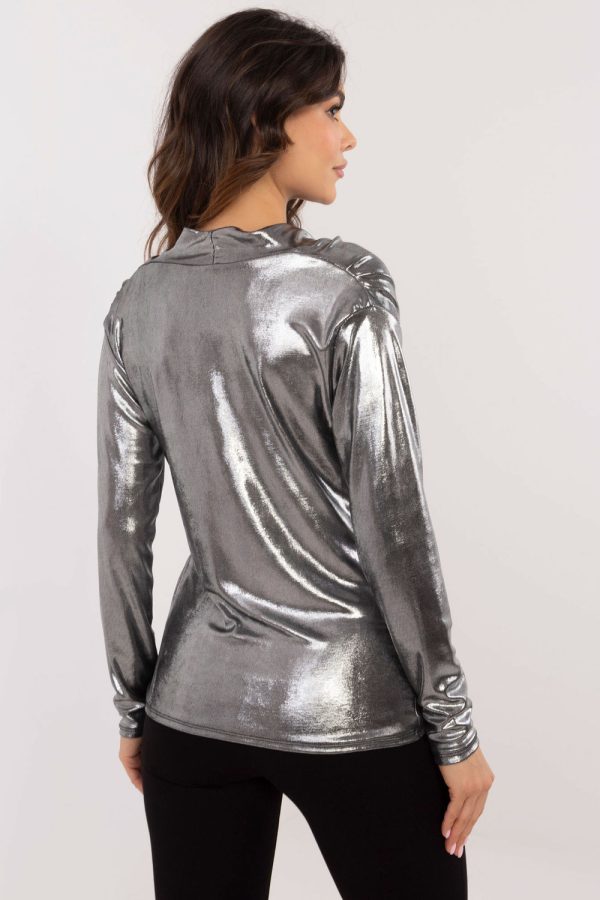 grey Blouse model 202692 Italy Moda