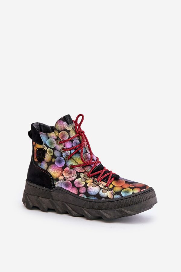 Multicolor Boots in Women`s Ankle Boots & Booties with Fabric, Warmers, Footbed, Upper Height and Heel Height