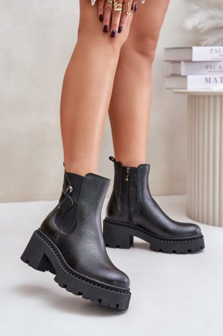 Black Heel Boots in Women`s Ankle Boots & Booties with Fabric, Warmers, Footbed, Upper Height, Heel Height and Platform Height