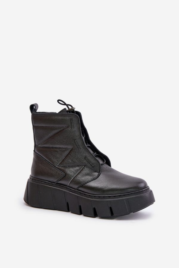 Black Platform Boots in Women`s Ankle Boots & Booties with Fabric, Warmers, Footbed, Upper Height, Heel Height and Platform Height