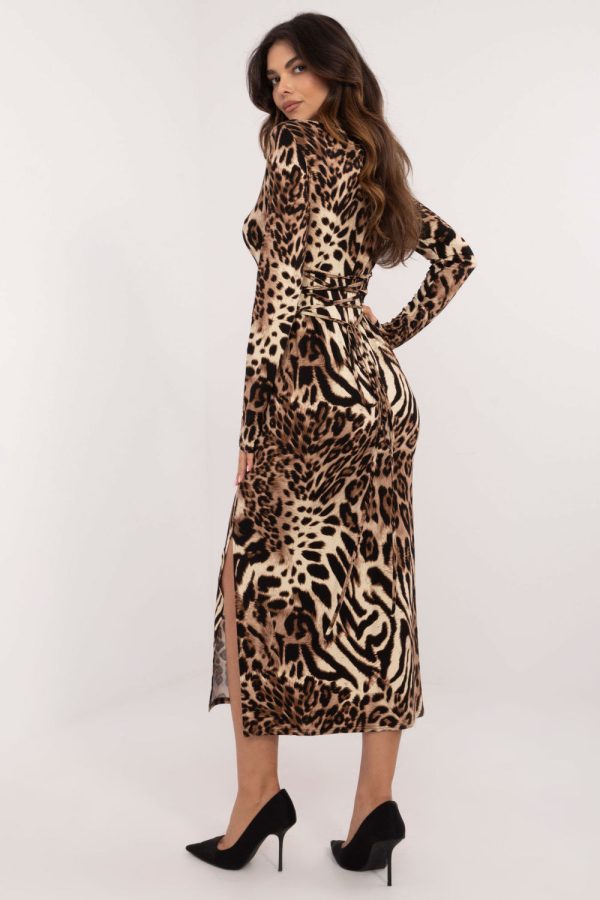 beige Daydress model 202925 Lakerta