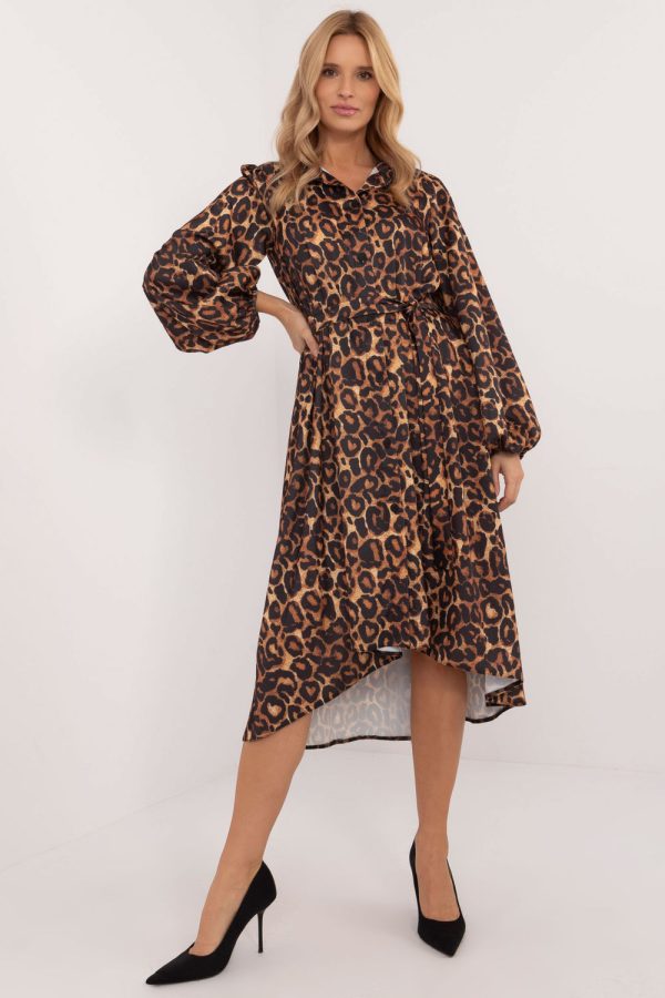 brown Daydress model 202931 Lakerta