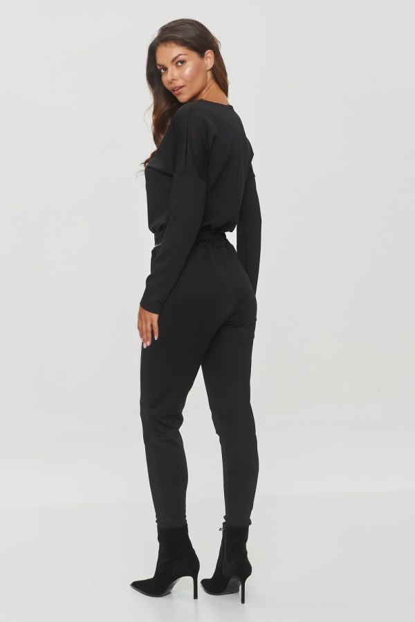 Black Suit in Playsuits For Women with Spandex, Nylon and Viscose
