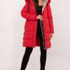 Red Jacket in Women`s Coats, Jackets with Polyester