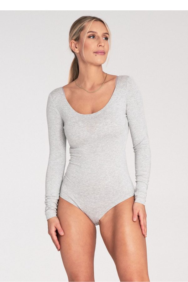 Grey Shapewear Body in Shapewear Bodies For Women with Spandex and Viscose