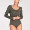 Green Shapewear Body in Shapewear Bodies For Women with Spandex and Viscose