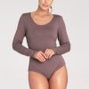 Brown Shapewear Body in Shapewear Bodies For Women with Spandex and Viscose