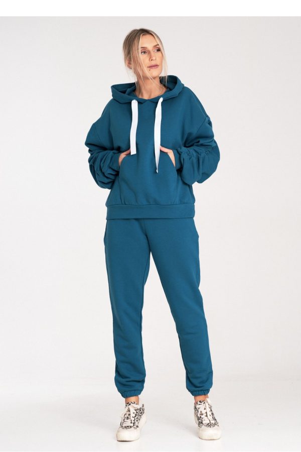 blue Tracksuit trousers model 203128 Figl