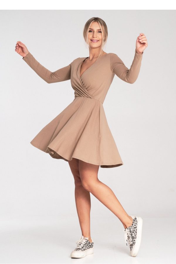 beige Daydress model 203142 Figl