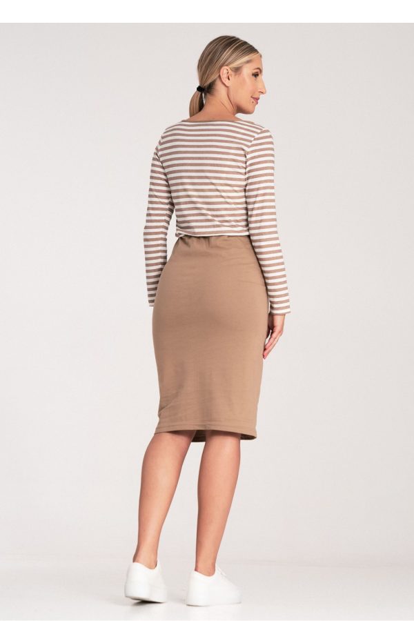 beige Daydress model 203150 Figl