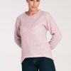 Pink Jumper in Sweaters, Pullovers, Jumpers, Turtlenecks, Boleros, Shrugs with Acrylic, Polyester and Wool