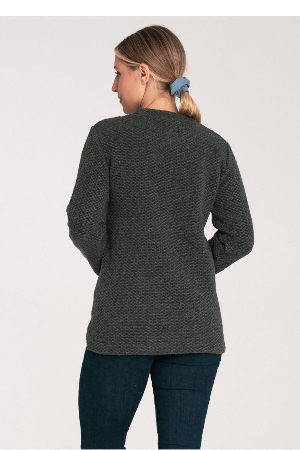 Grey Jumper in Sweaters, Pullovers, Jumpers, Turtlenecks, Boleros, Shrugs with Acrylic, Polyester and Wool